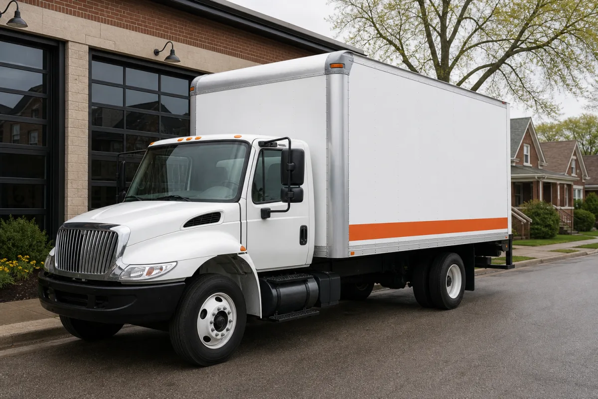 Moving box truck available for local rental